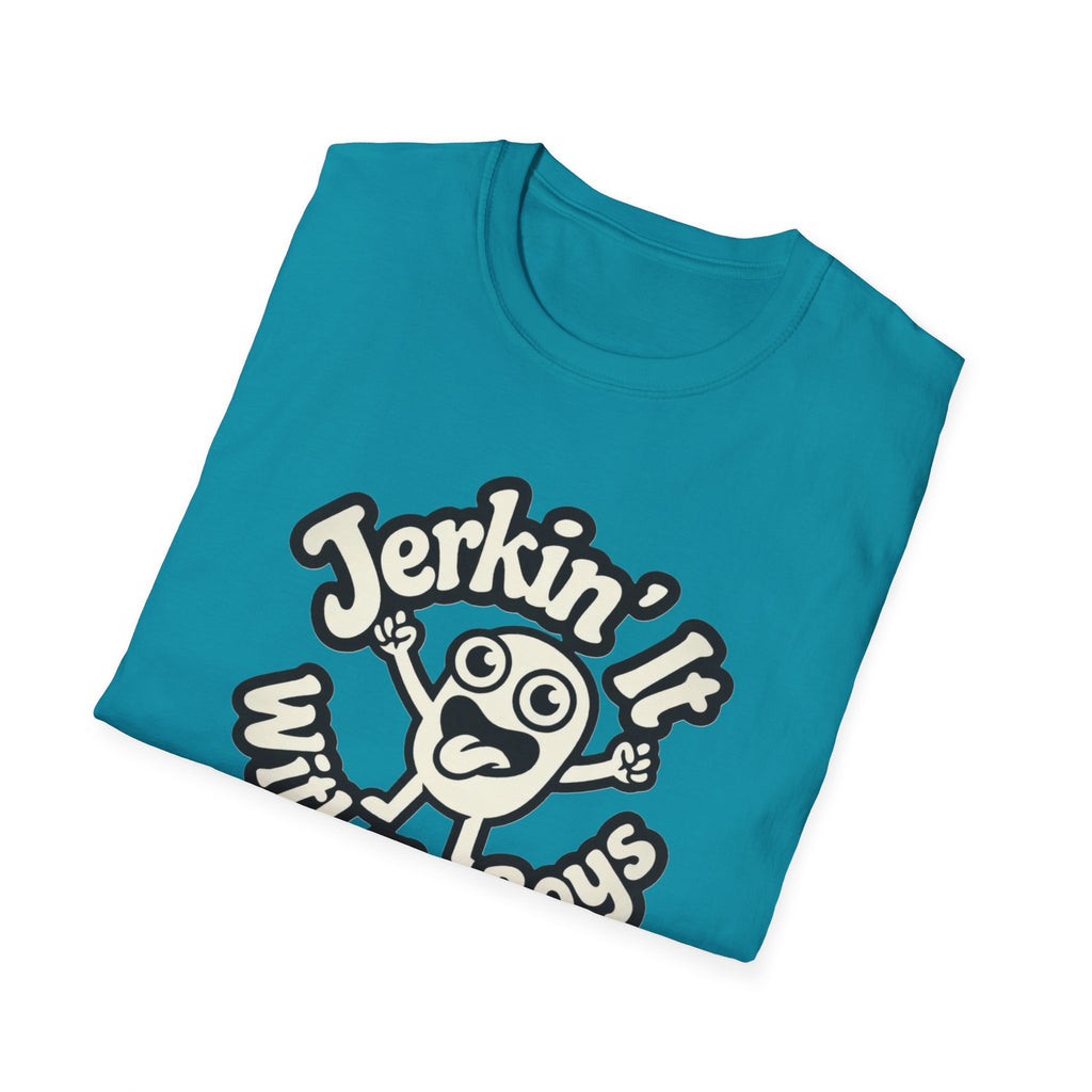 Jerkin' It With The Boys T-Shirt | Retro Cartoon Character Tee