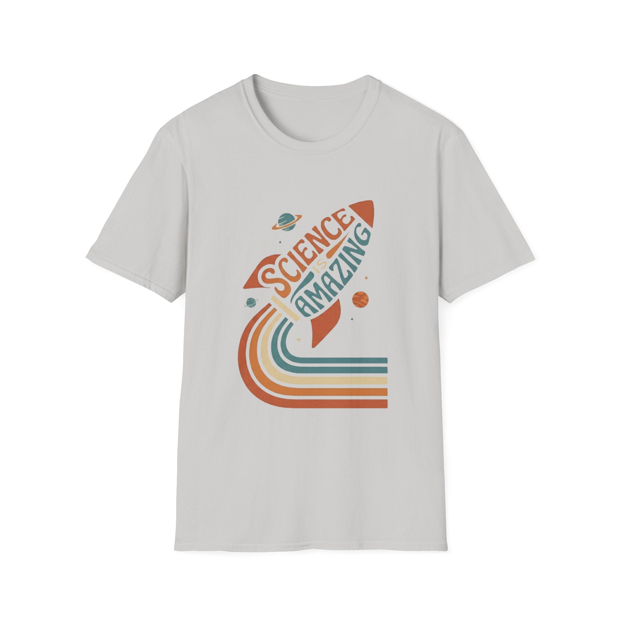 Science Is Amazing T-Shirt | Retro Rocket Space Design, STEM Shirt
