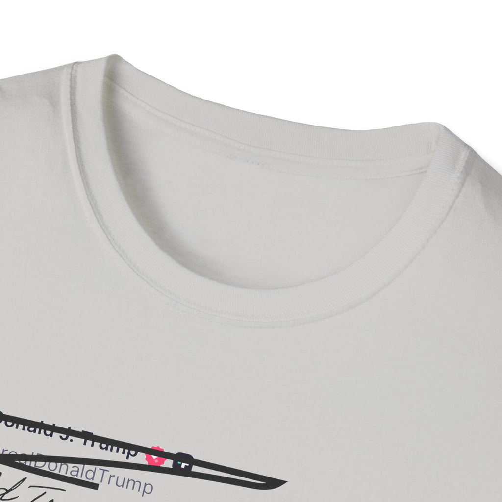 He Can No Longer Hurt Innocent People T-Shirt | Minimalist Black Text Design