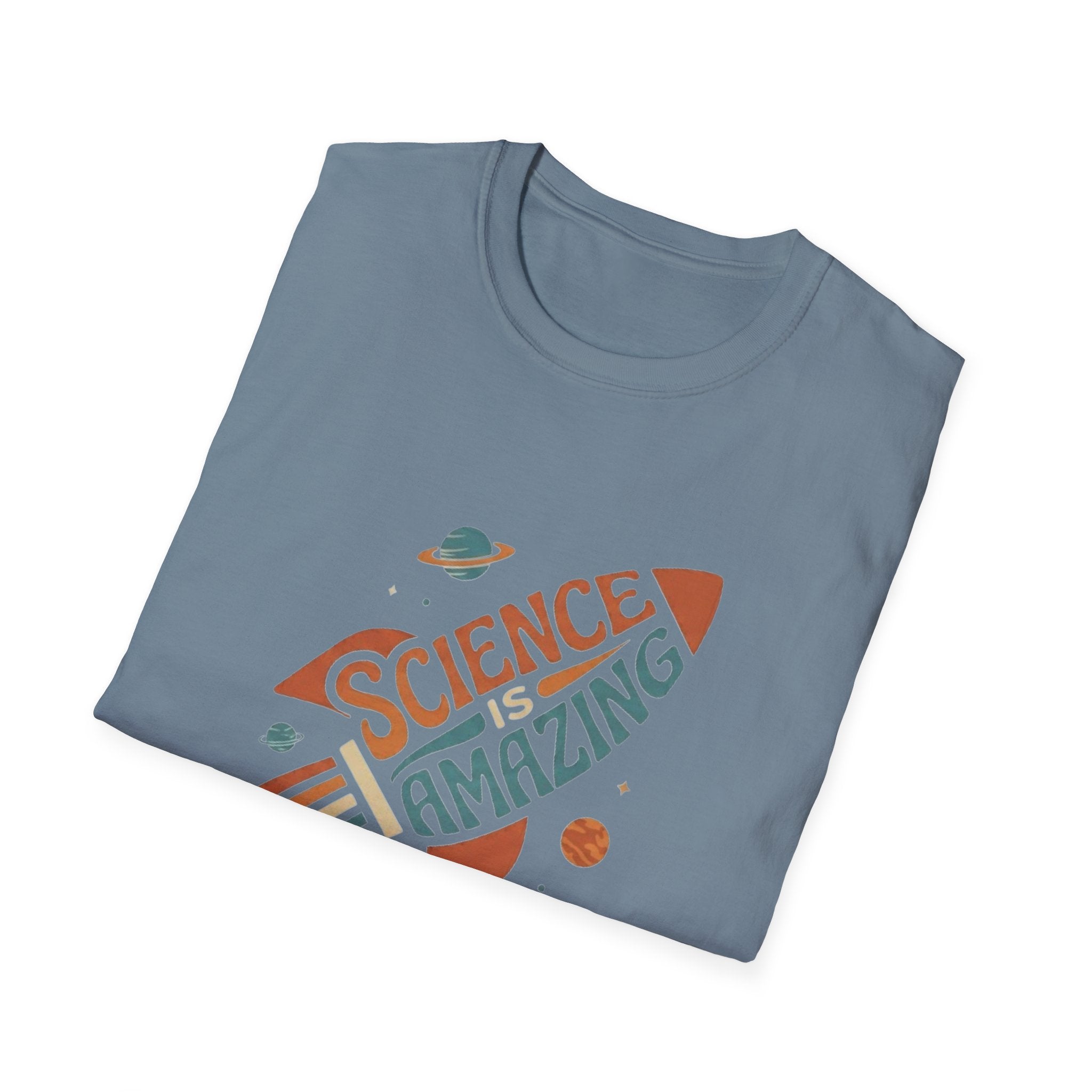 Science Is Amazing T-Shirt | Retro Rocket Space Design, STEM Shirt