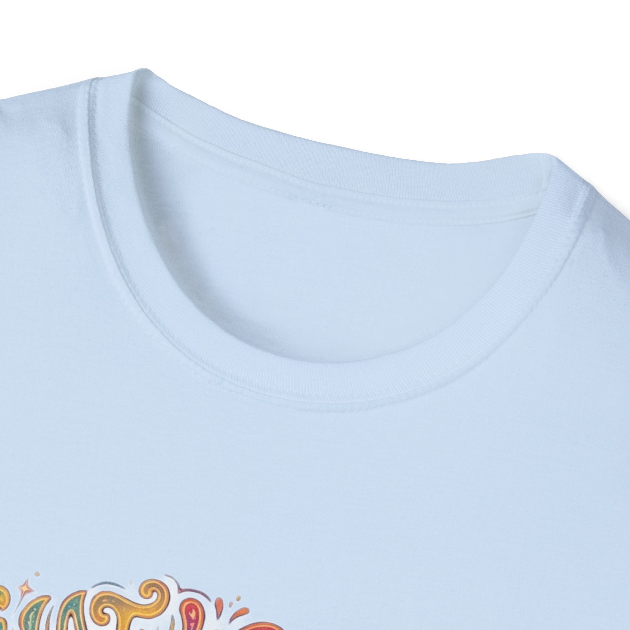 What Were We Talking About? Swirl Typography T-Shirt | Retro Psychedelic Text