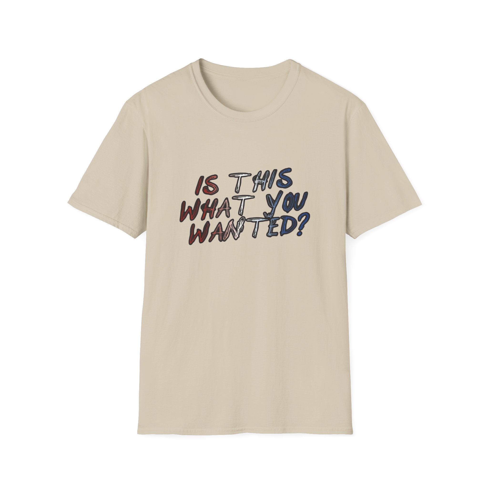 Is This What You Wanted? T-Shirt | Handwritten Script Tee