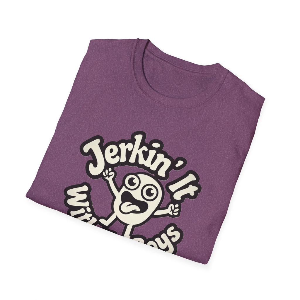 Jerkin' It With The Boys T-Shirt | Retro Cartoon Character Tee