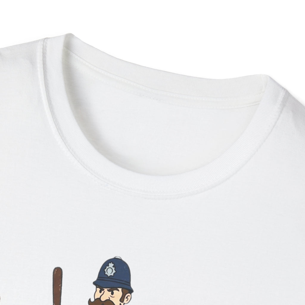 Muttonshunters T-Shirt | Cartoon Cop Character, Gaming Logo Tee