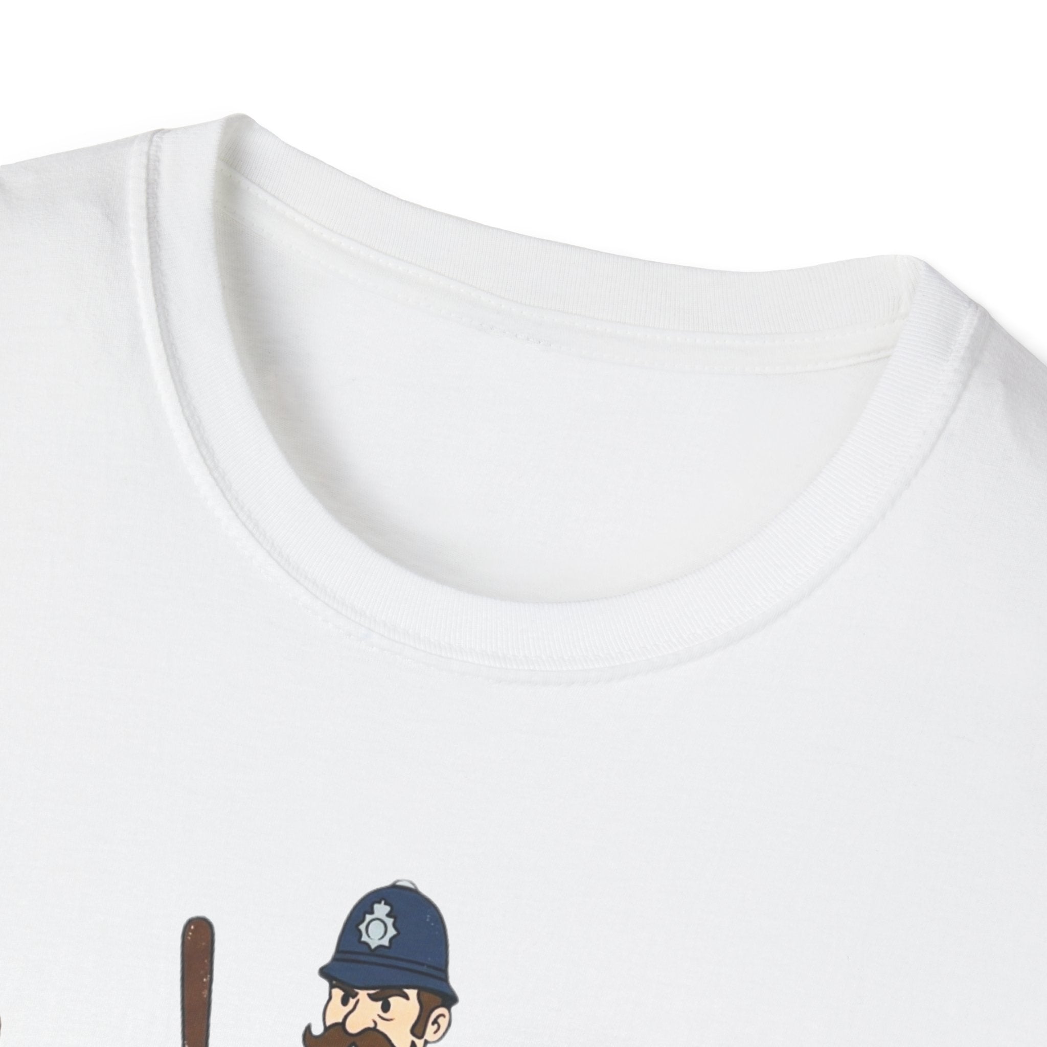 Muttonshunters T-Shirt | Cartoon Cop Character, Gaming Logo Tee