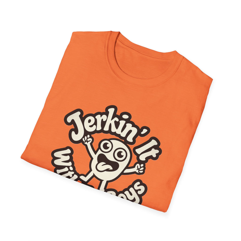Jerkin' It With The Boys T-Shirt | Retro Cartoon Character Tee