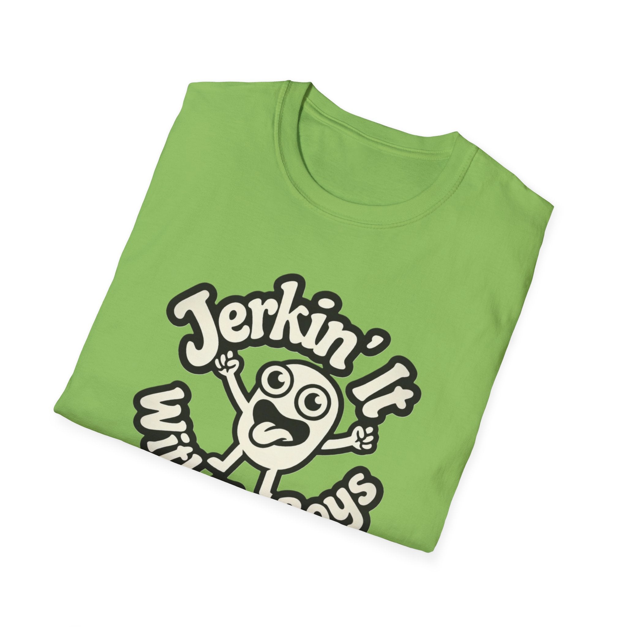Jerkin' It With The Boys T-Shirt | Retro Cartoon Character Tee