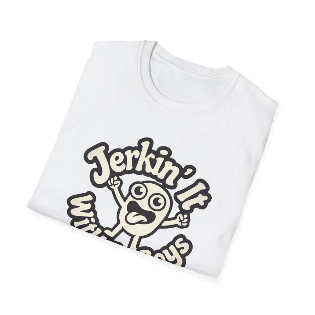 Jerkin' It With The Boys T-Shirt | Retro Cartoon Character Tee