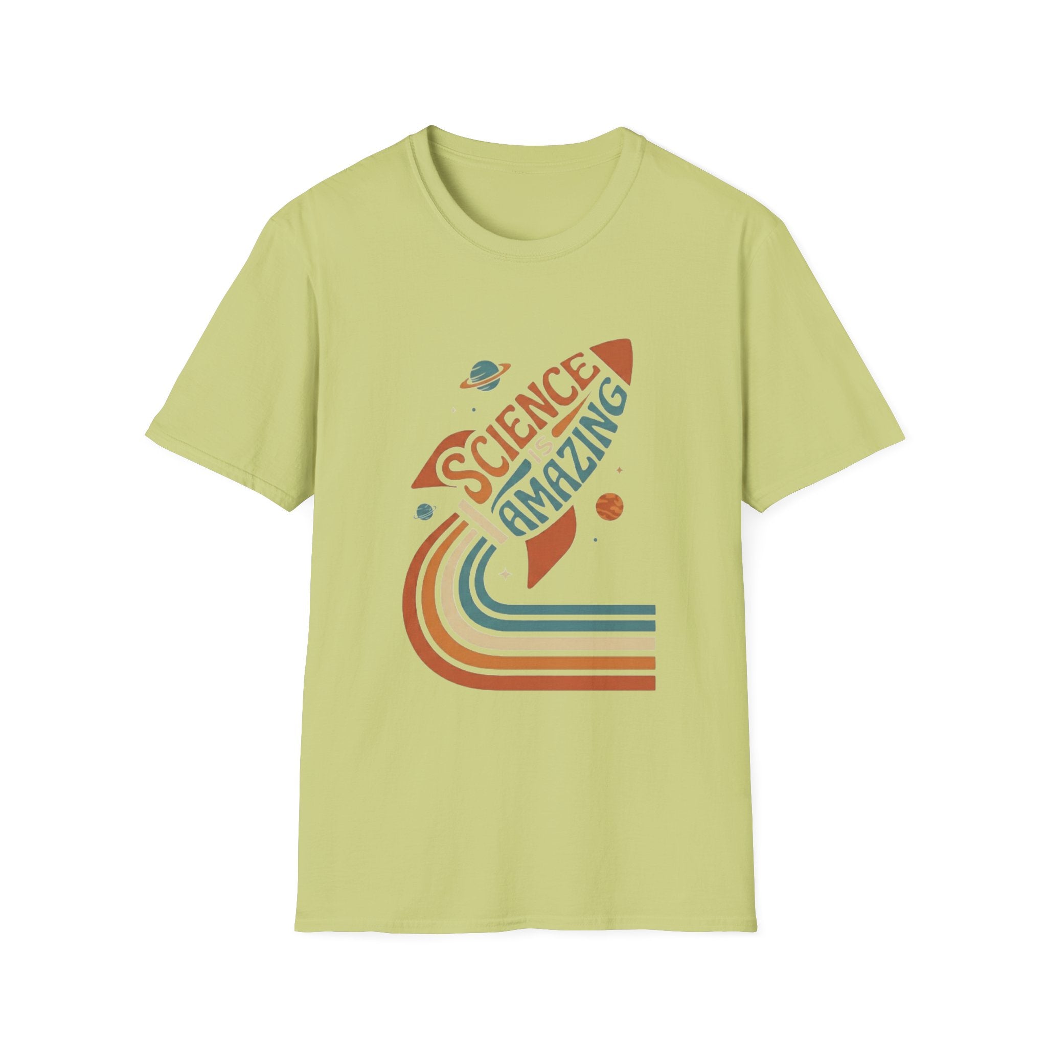 Science Is Amazing T-Shirt | Retro Rocket Space Design, STEM Shirt