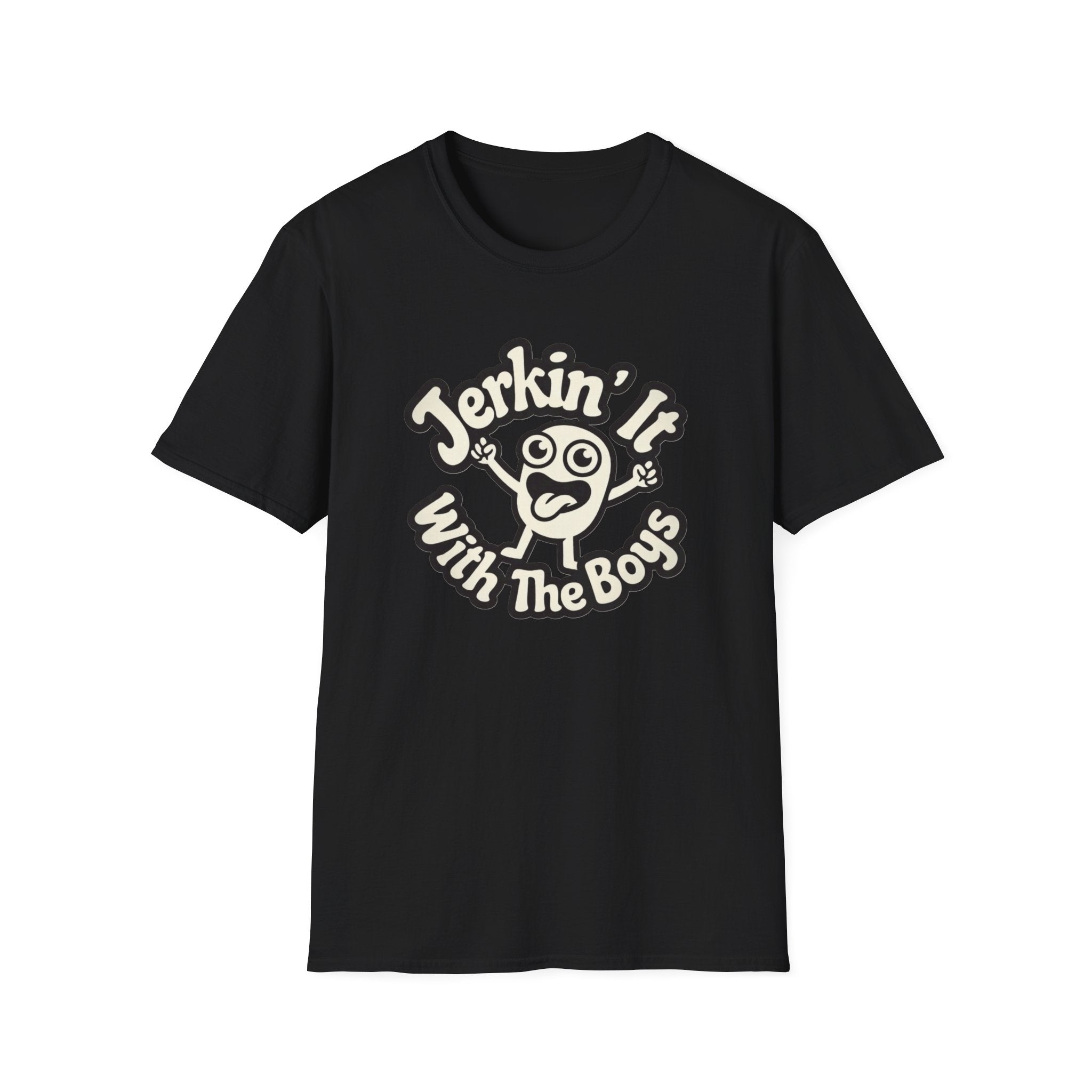 Jerkin' It With The Boys T-Shirt | Retro Cartoon Character Tee