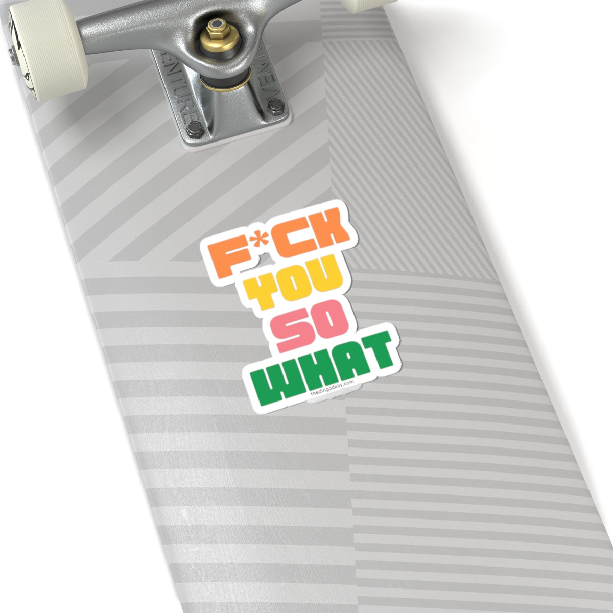 Retro Bold Text FYSW What Sticker | Kiss-Cut Sticker