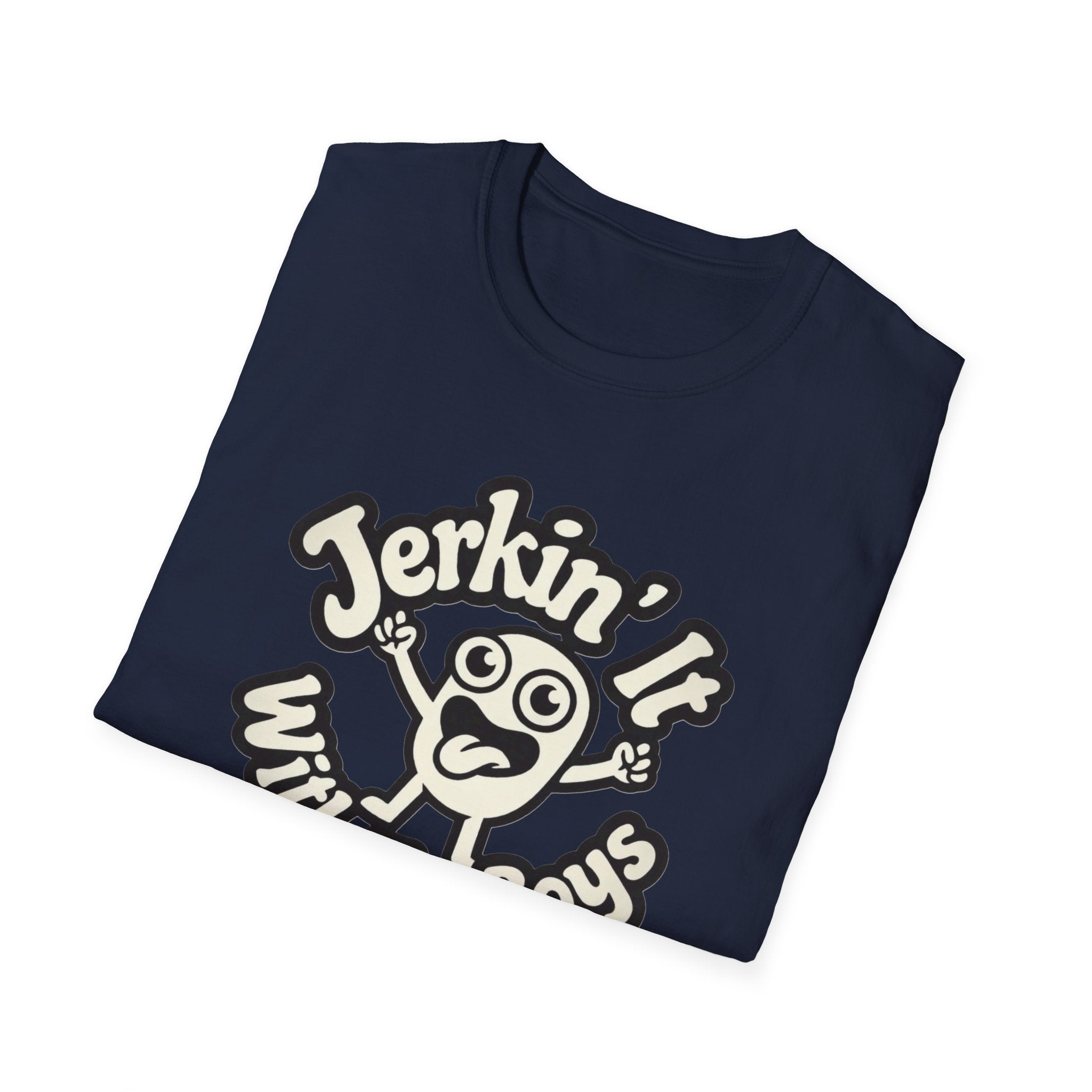Jerkin' It With The Boys T-Shirt | Retro Cartoon Character Tee