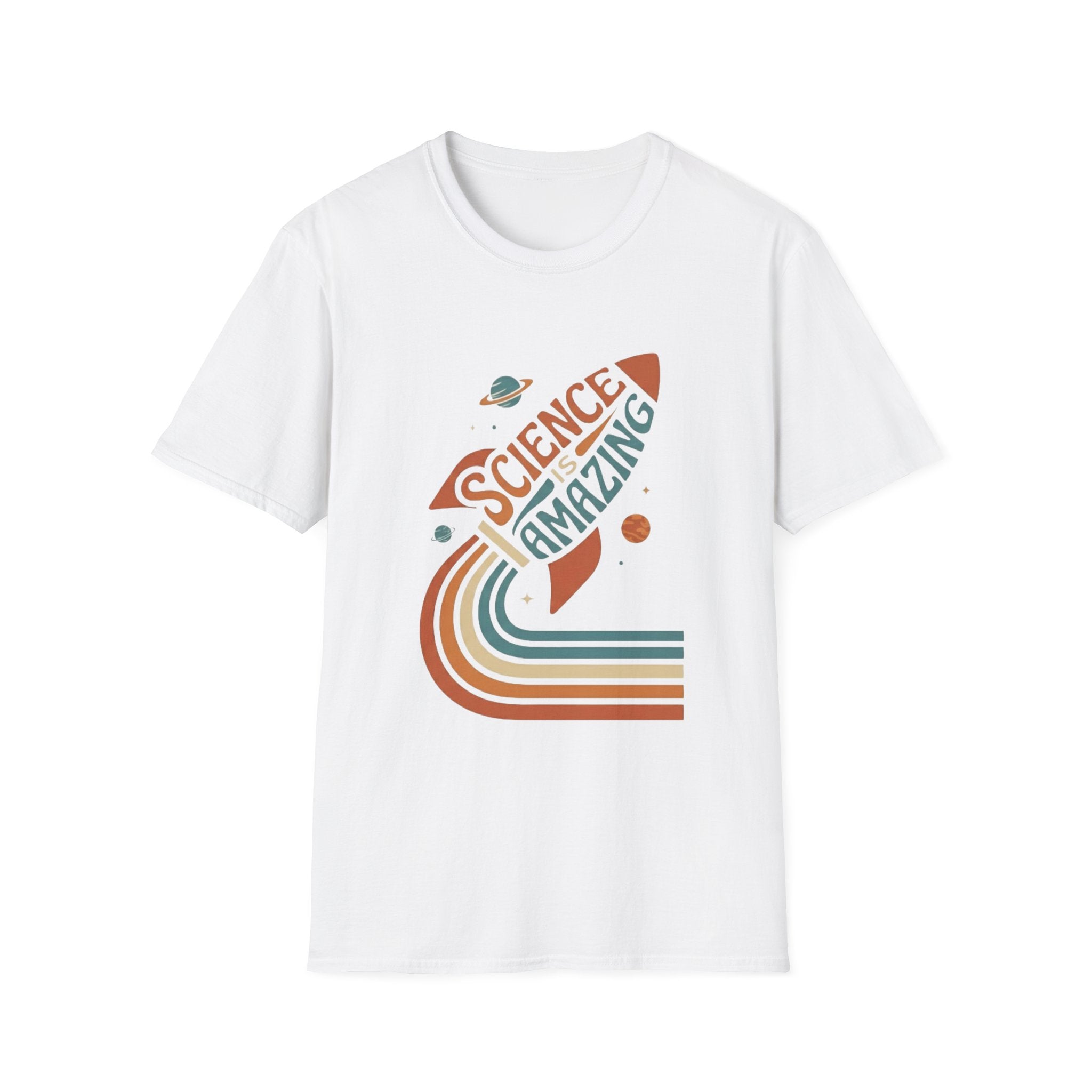 Science Is Amazing T-Shirt | Retro Rocket Space Design, STEM Shirt
