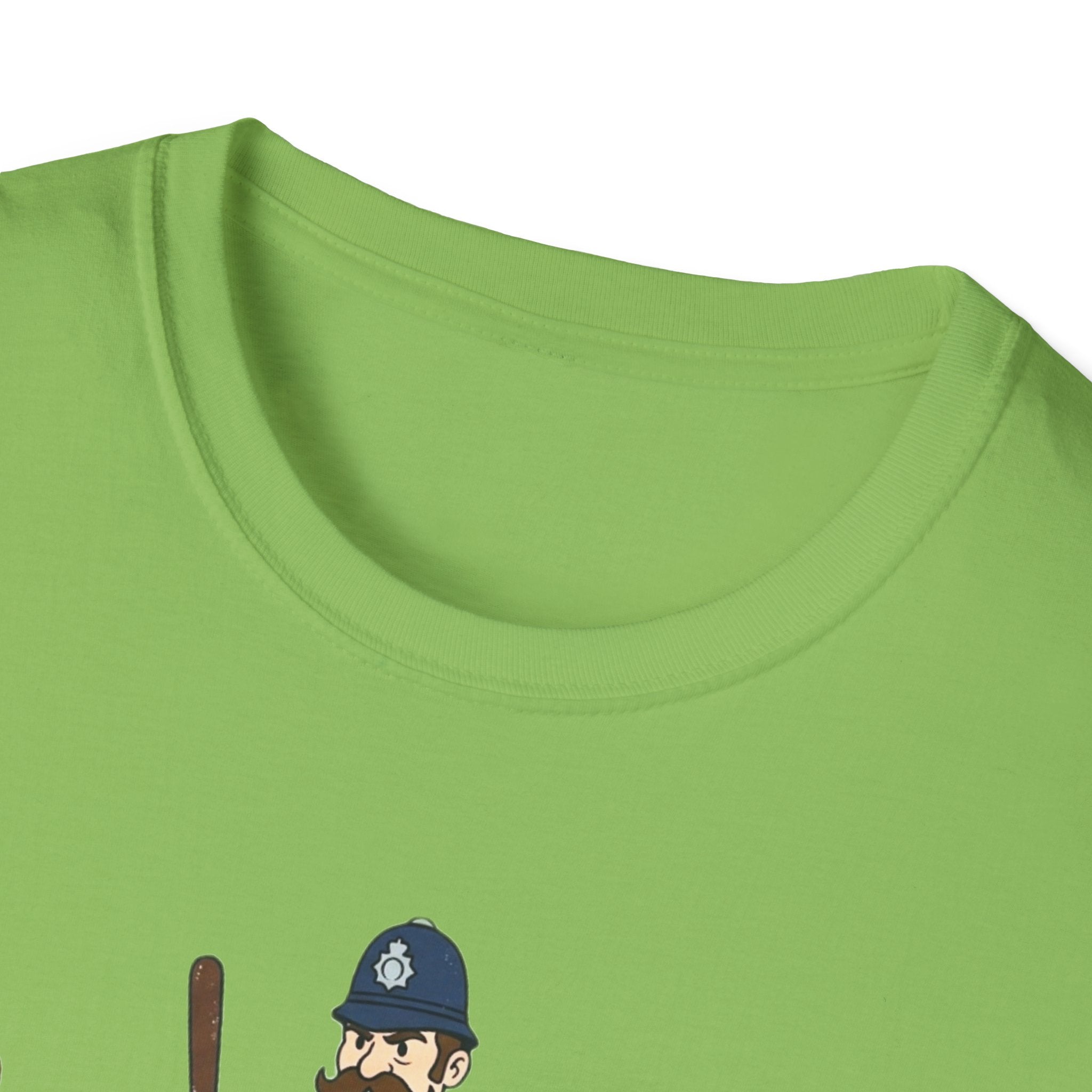 Muttonshunters T-Shirt | Cartoon Cop Character, Gaming Logo Tee