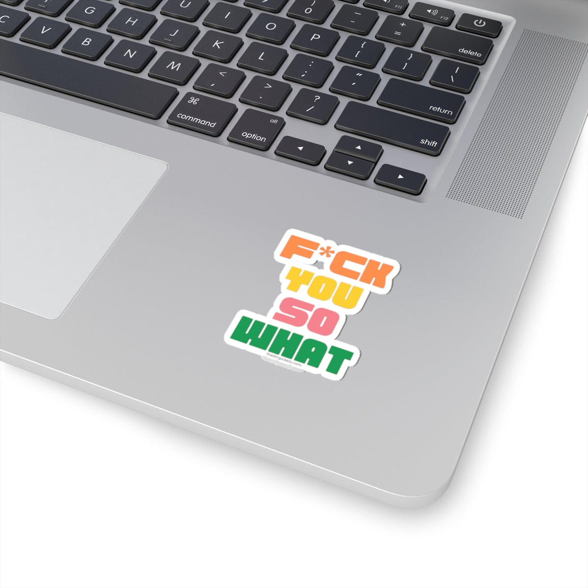 Retro Bold Text FYSW What Sticker | Kiss-Cut Sticker