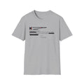 He Can No Longer Hurt Innocent People T-Shirt | Minimalist Black Text Design