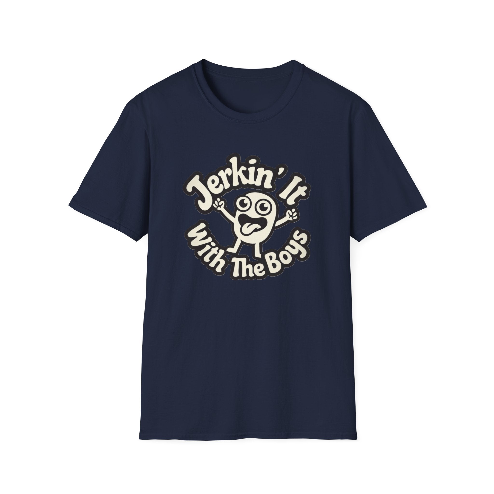 Jerkin' It With The Boys T-Shirt | Retro Cartoon Character Tee