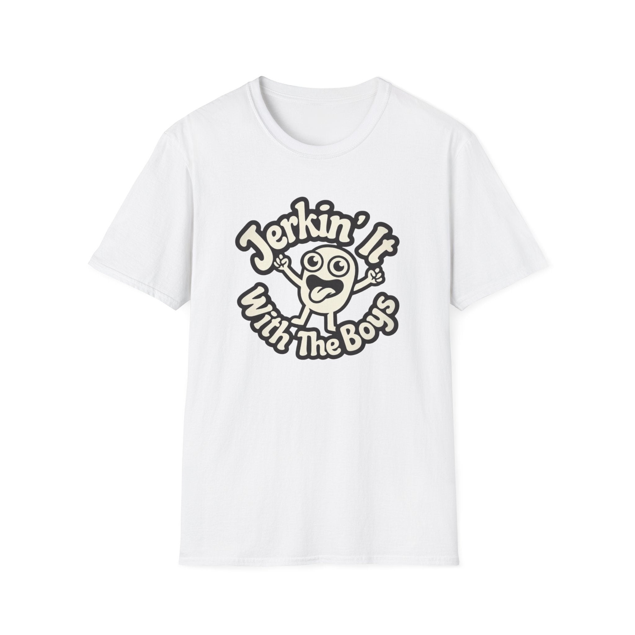 Jerkin' It With The Boys T-Shirt | Retro Cartoon Character Tee