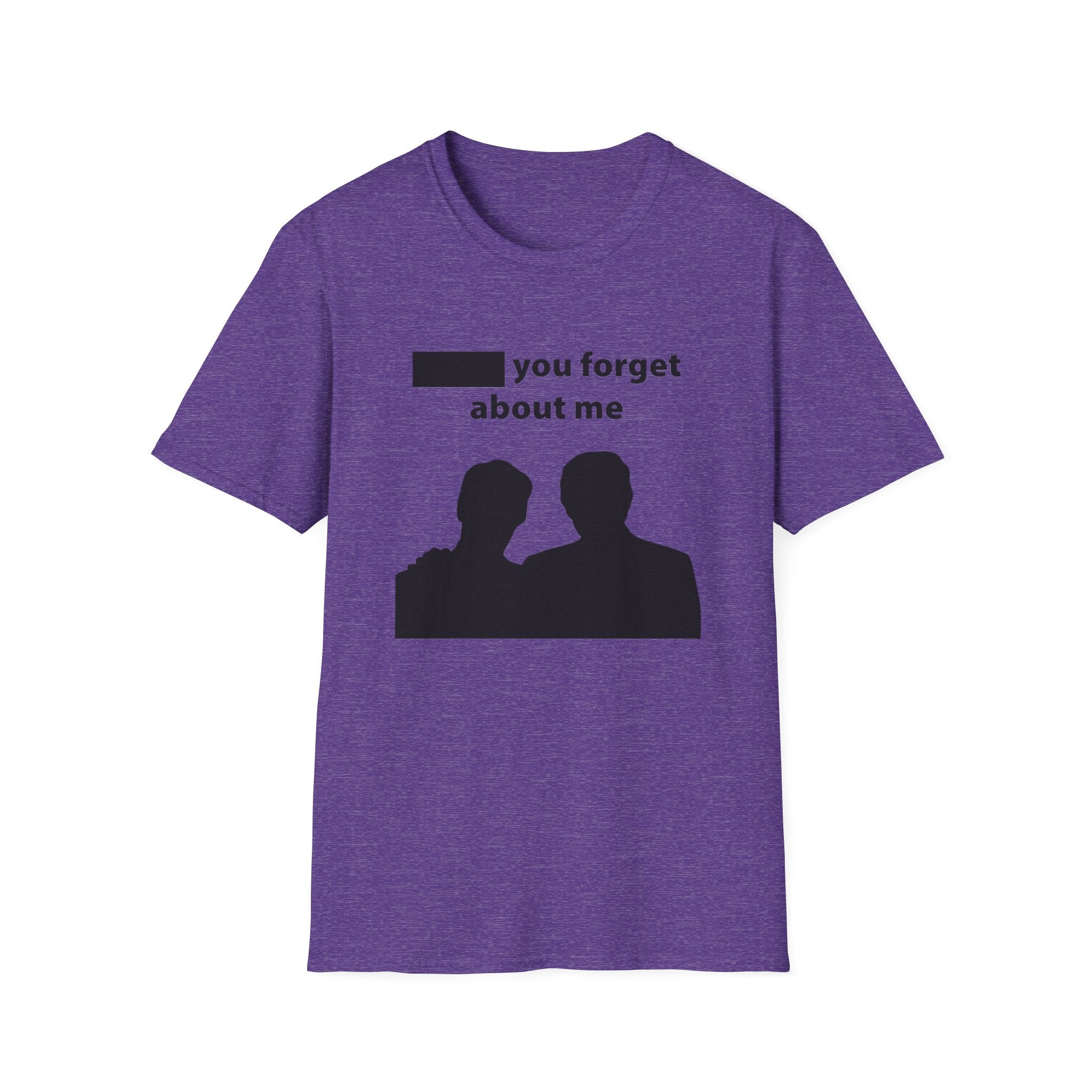 DonT you forget about me T-Shirt | silhouetted couple graphic