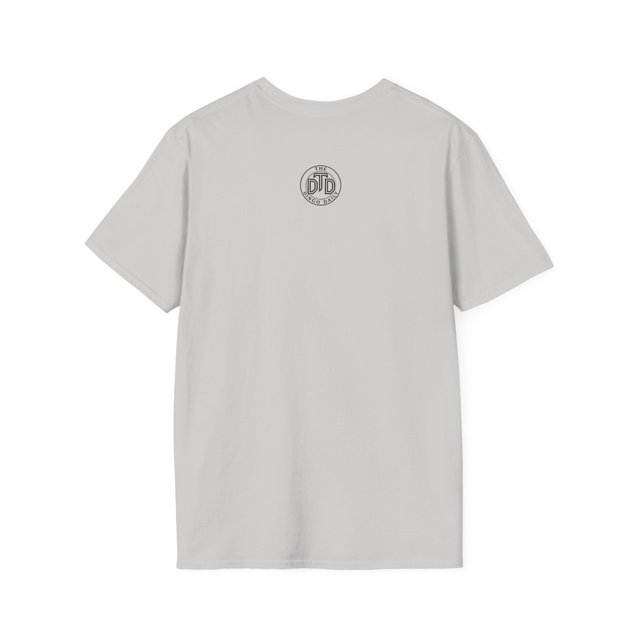 FYSW Outline Logo T-Shirt | Minimal Typography, White Crew Tee