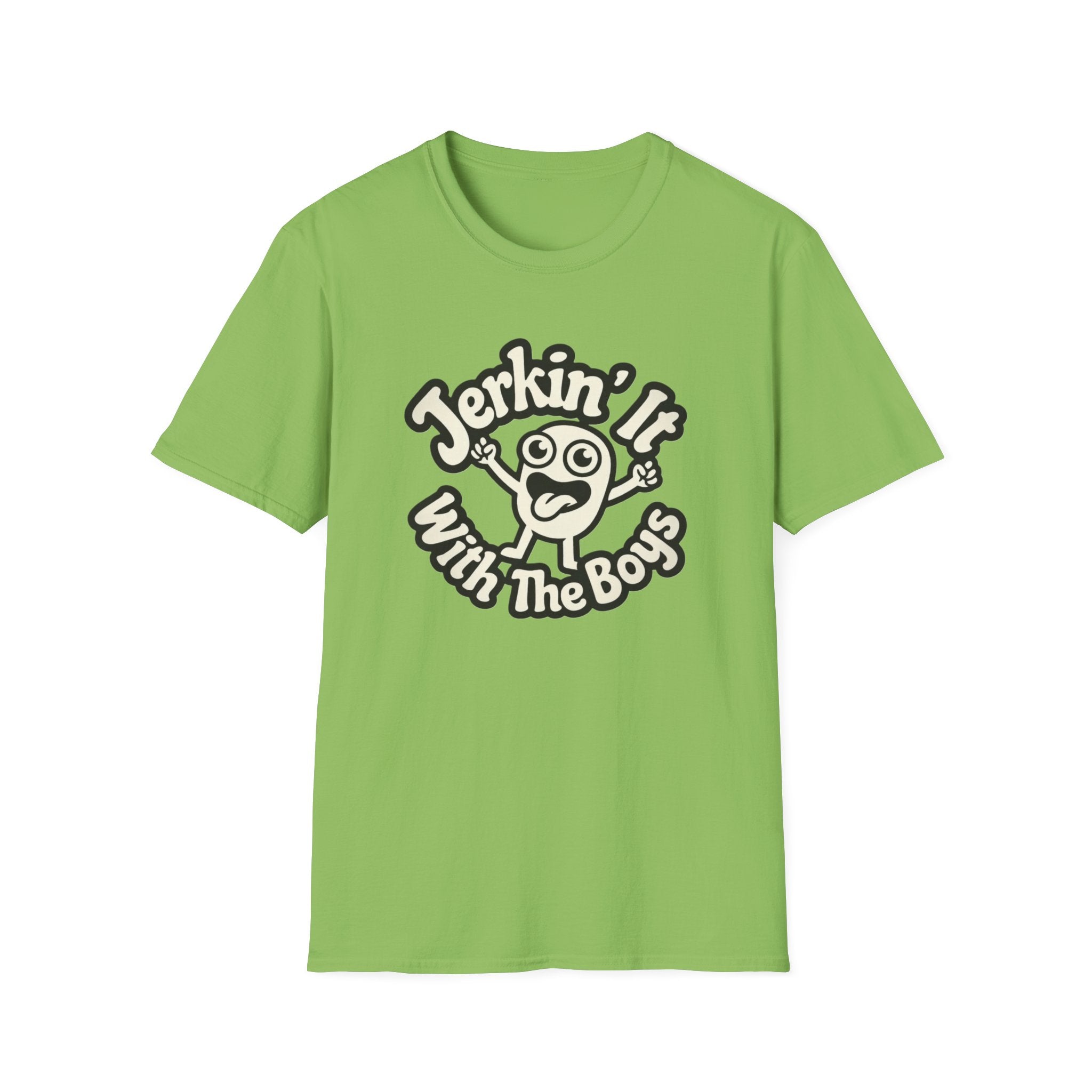 Jerkin' It With The Boys T-Shirt | Retro Cartoon Character Tee