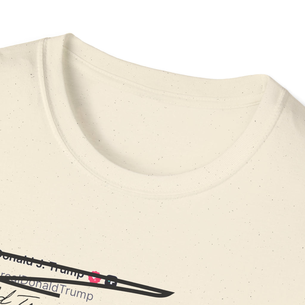 He Can No Longer Hurt Innocent People T-Shirt | Minimalist Black Text Design