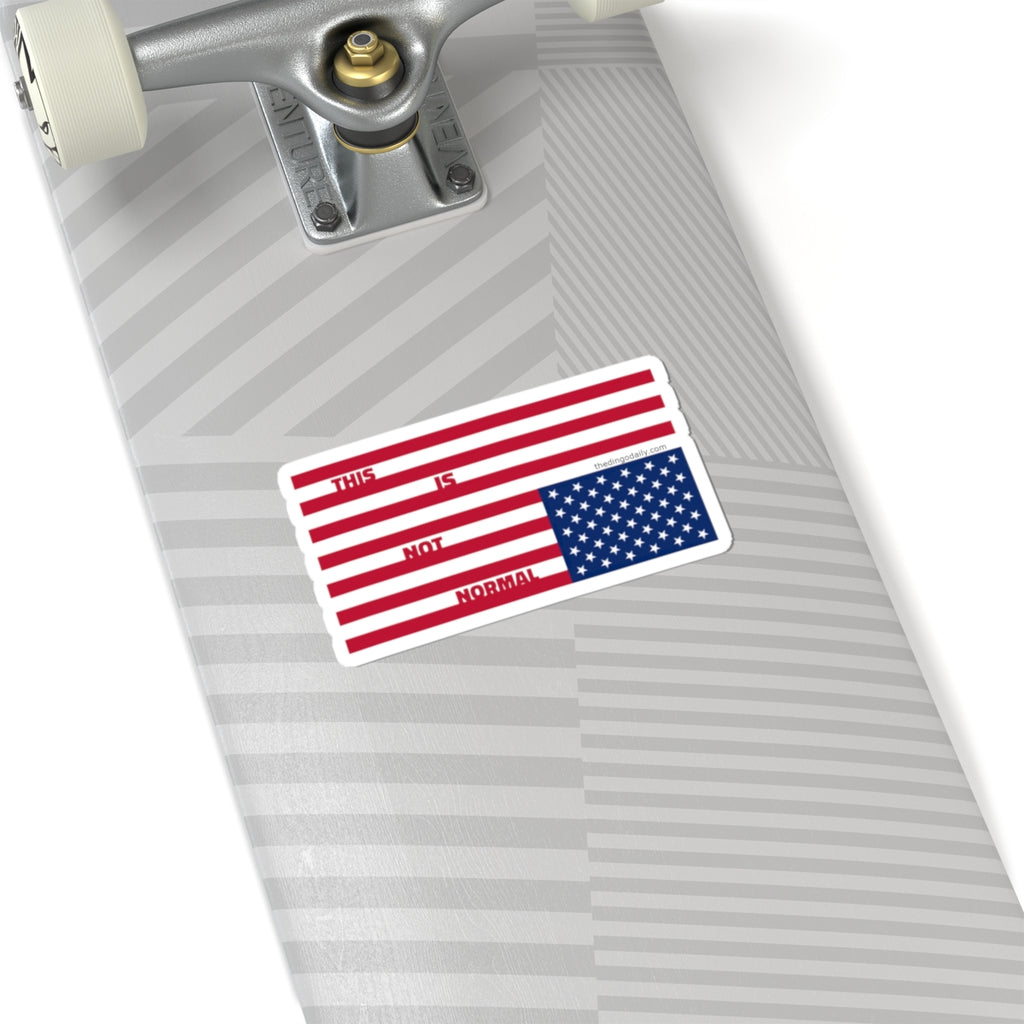 This Is Not Normal flag sticker | Kiss-Cut Sticker