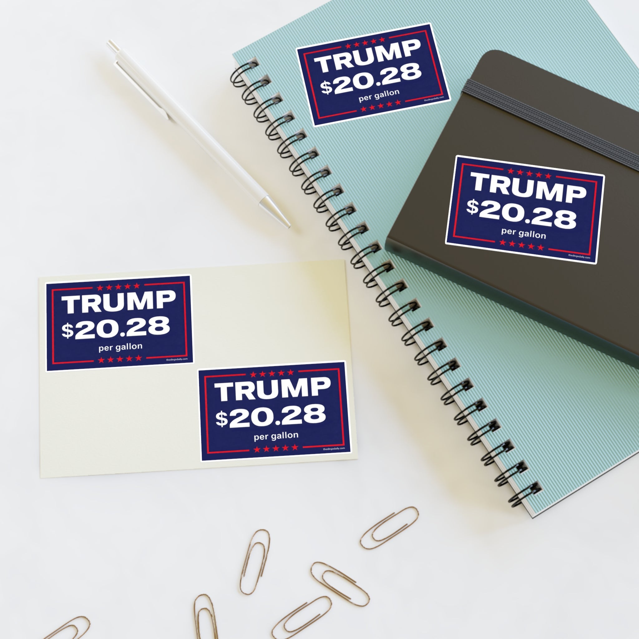 Sticker Sheet | "TRUMP $20.28 per gallon"
