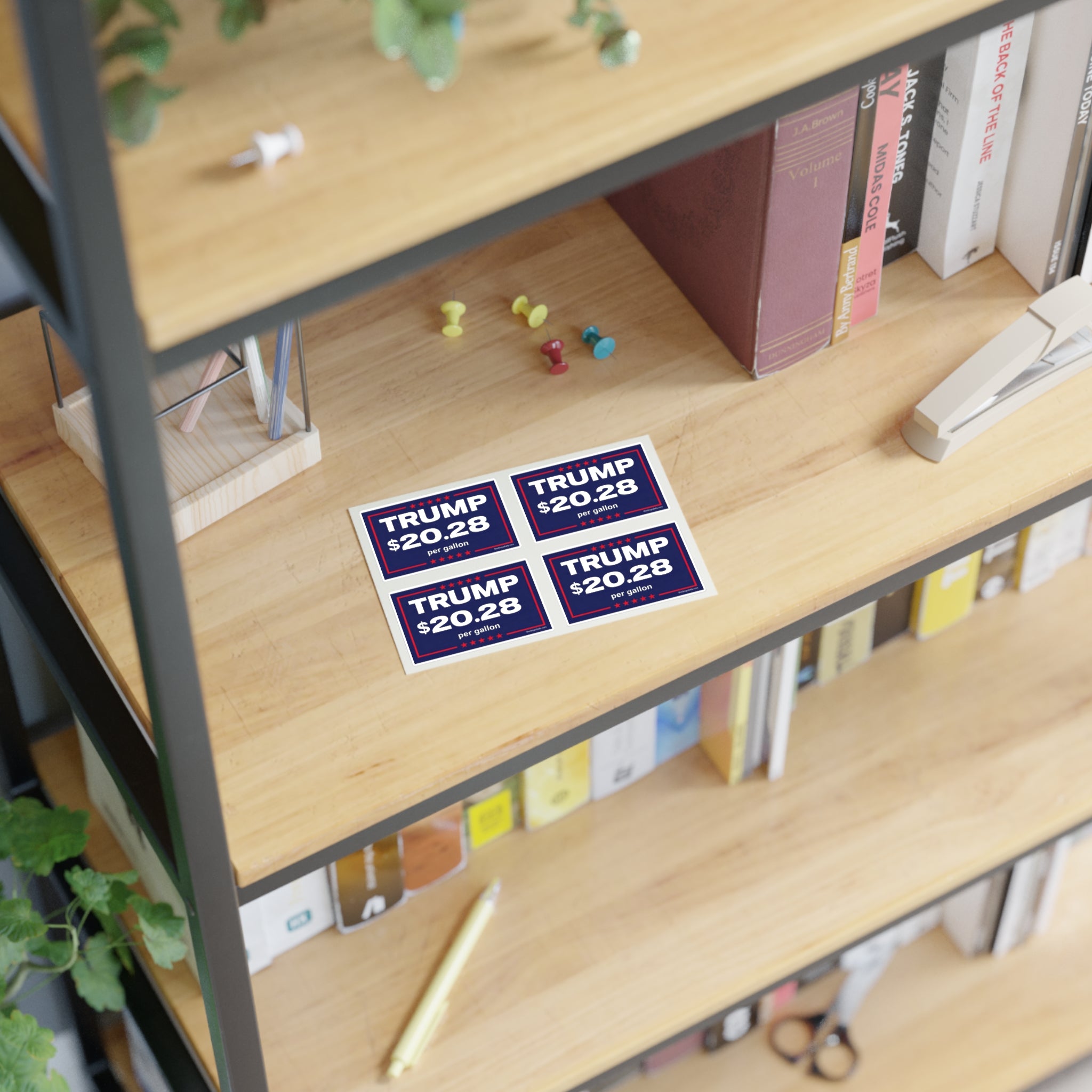 Sticker Sheet | "TRUMP $20.28 per gallon"
