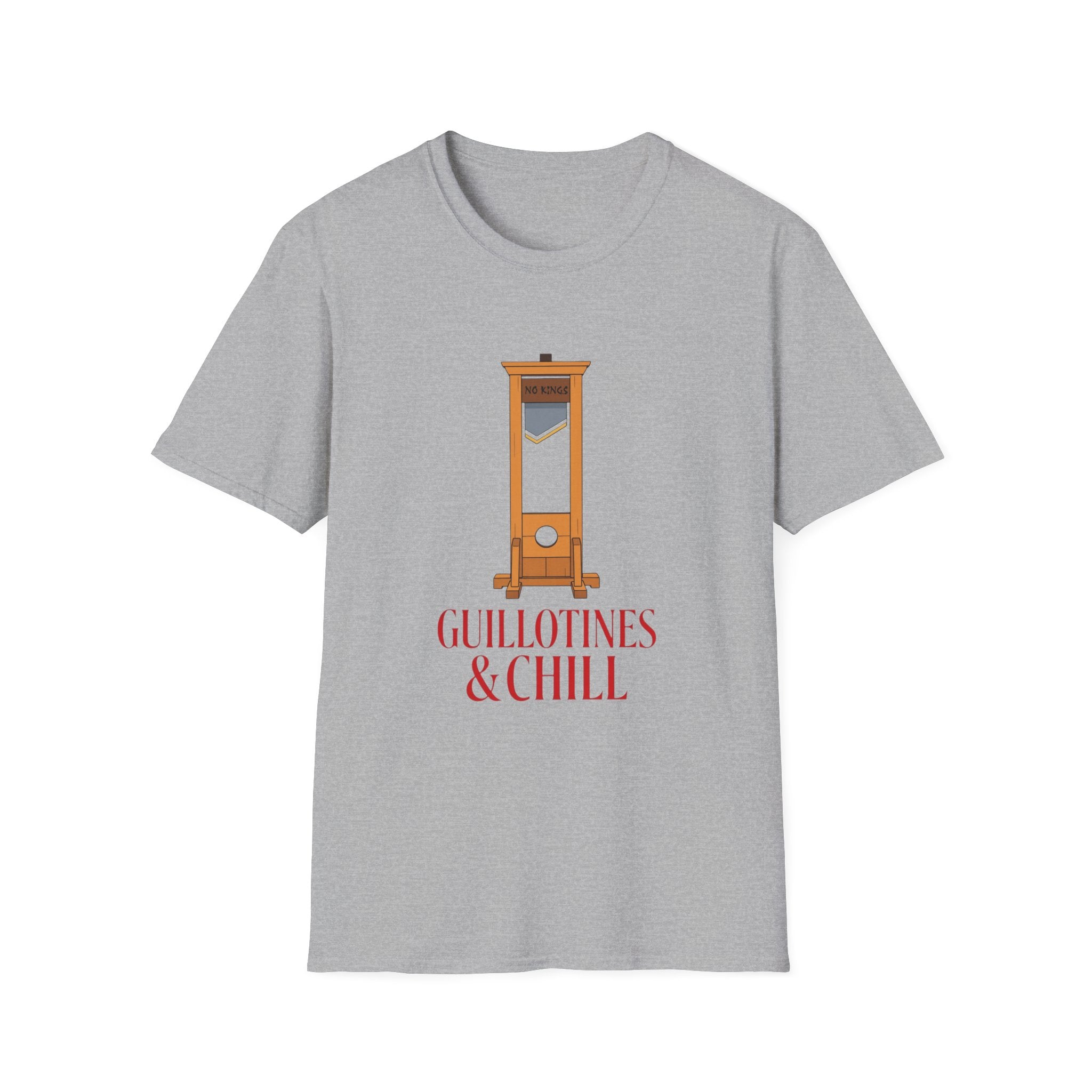Guillotines & Chill T-Shirt | Guillotine Illustration Tee