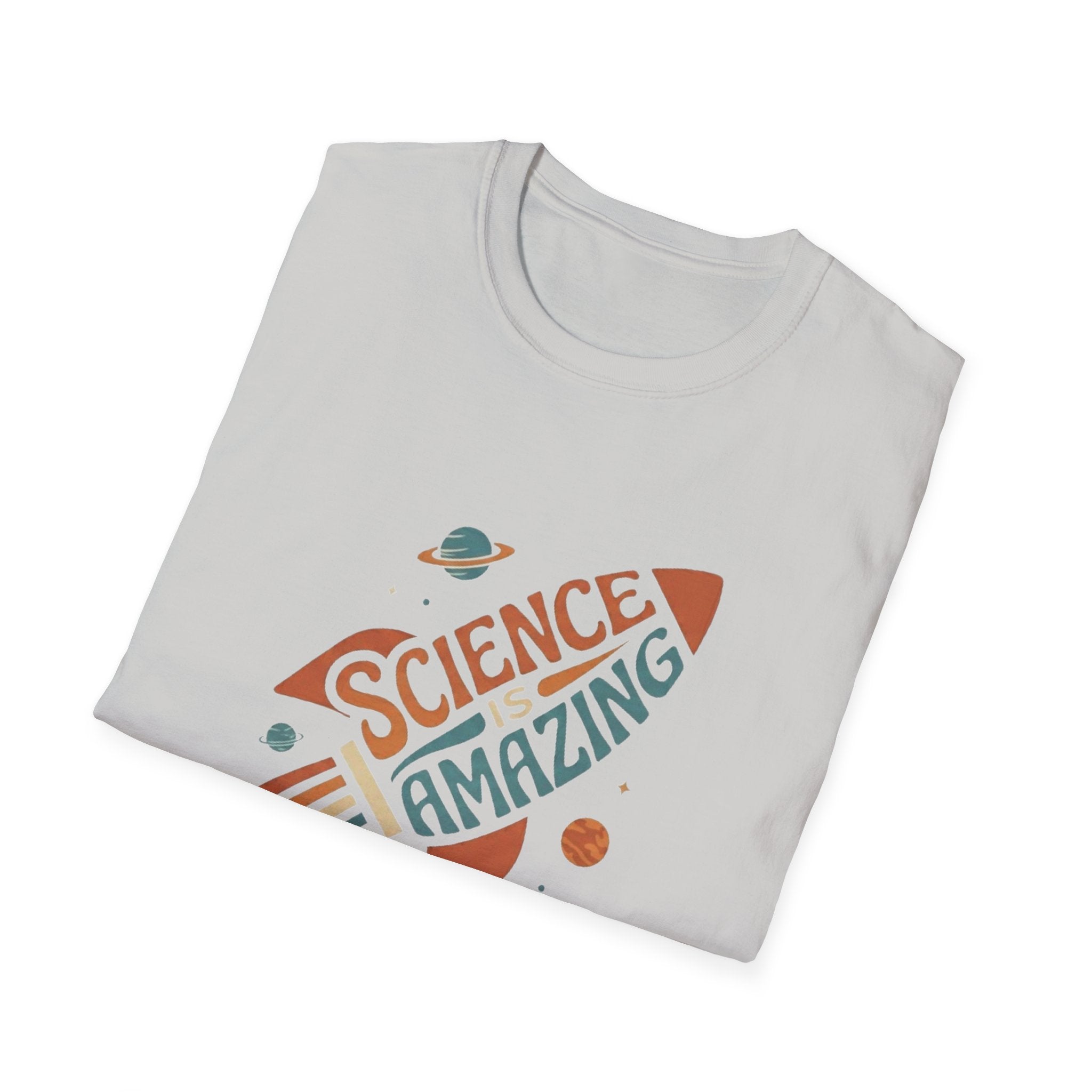 Science Is Amazing T-Shirt | Retro Rocket Space Design, STEM Shirt
