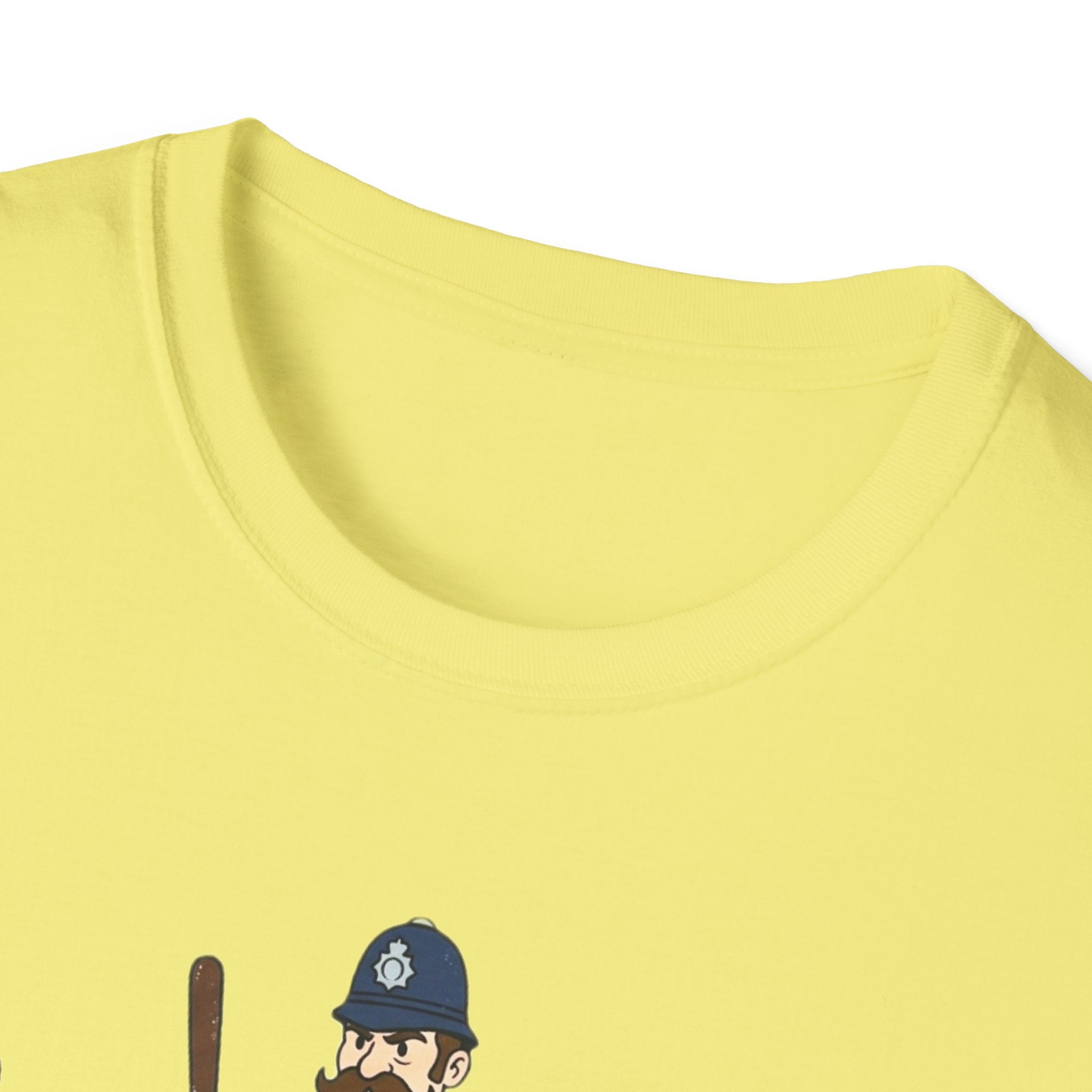 Muttonshunters T-Shirt | Cartoon Cop Character, Gaming Logo Tee