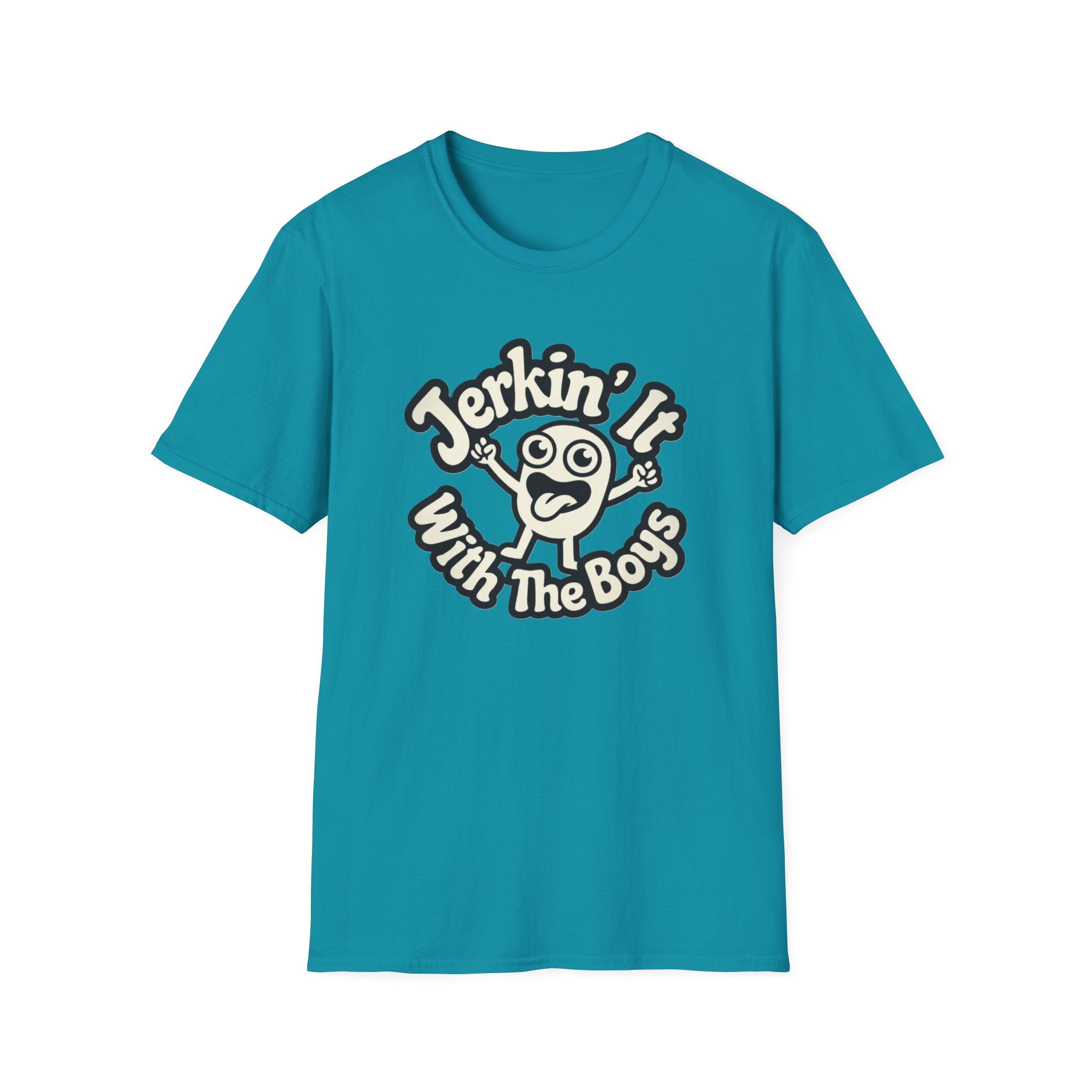 Jerkin' It With The Boys T-Shirt | Retro Cartoon Character Tee