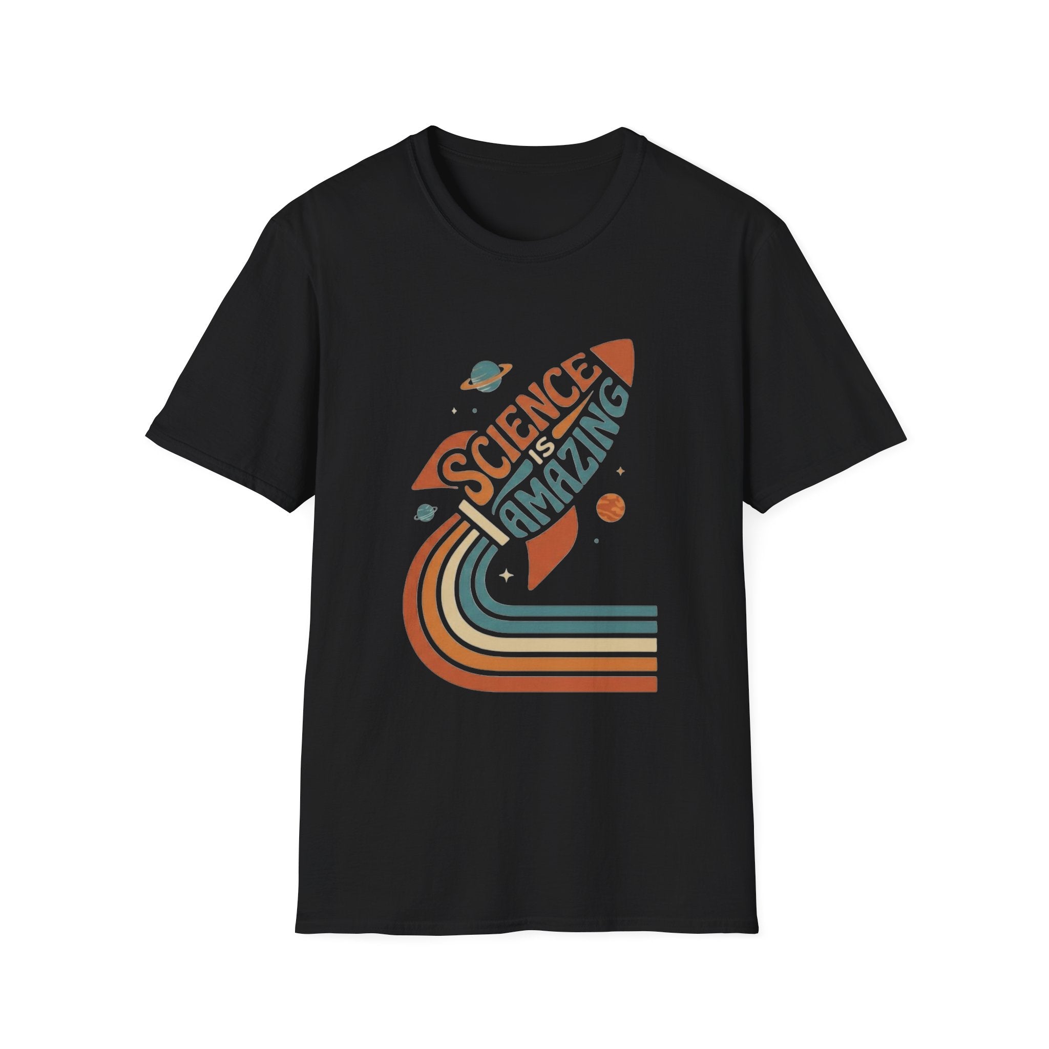 Science Is Amazing T-Shirt | Retro Rocket Space Design, STEM Shirt