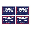 Sticker Sheet | "TRUMP $20.28 per gallon"