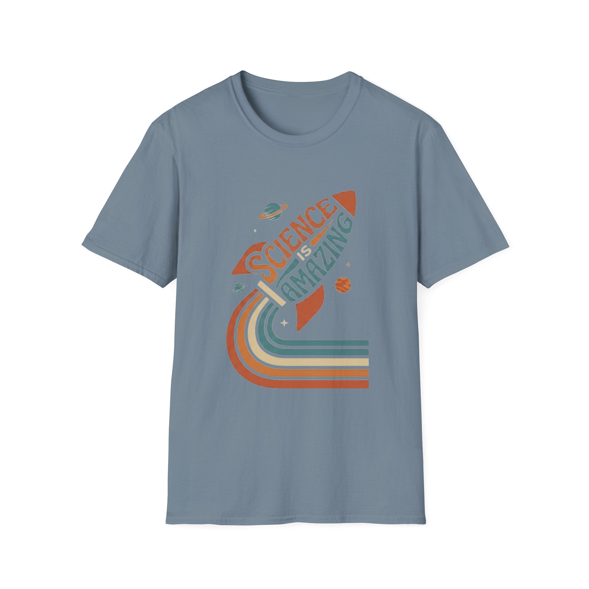 Science Is Amazing T-Shirt | Retro Rocket Space Design, STEM Shirt