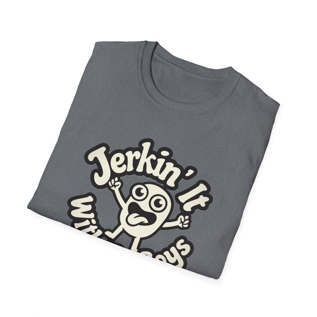 Jerkin' It With The Boys T-Shirt | Retro Cartoon Character Tee