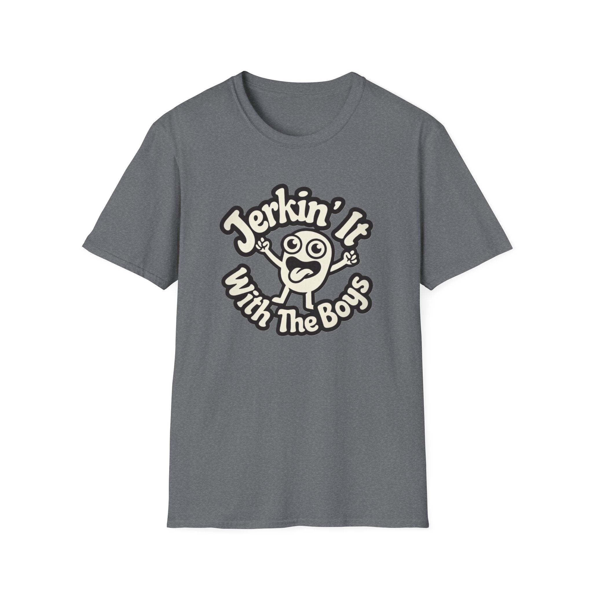 Jerkin' It With The Boys T-Shirt | Retro Cartoon Character Tee