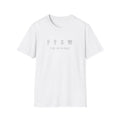 FYSW Outline Logo T-Shirt | Minimal Typography, White Crew Tee