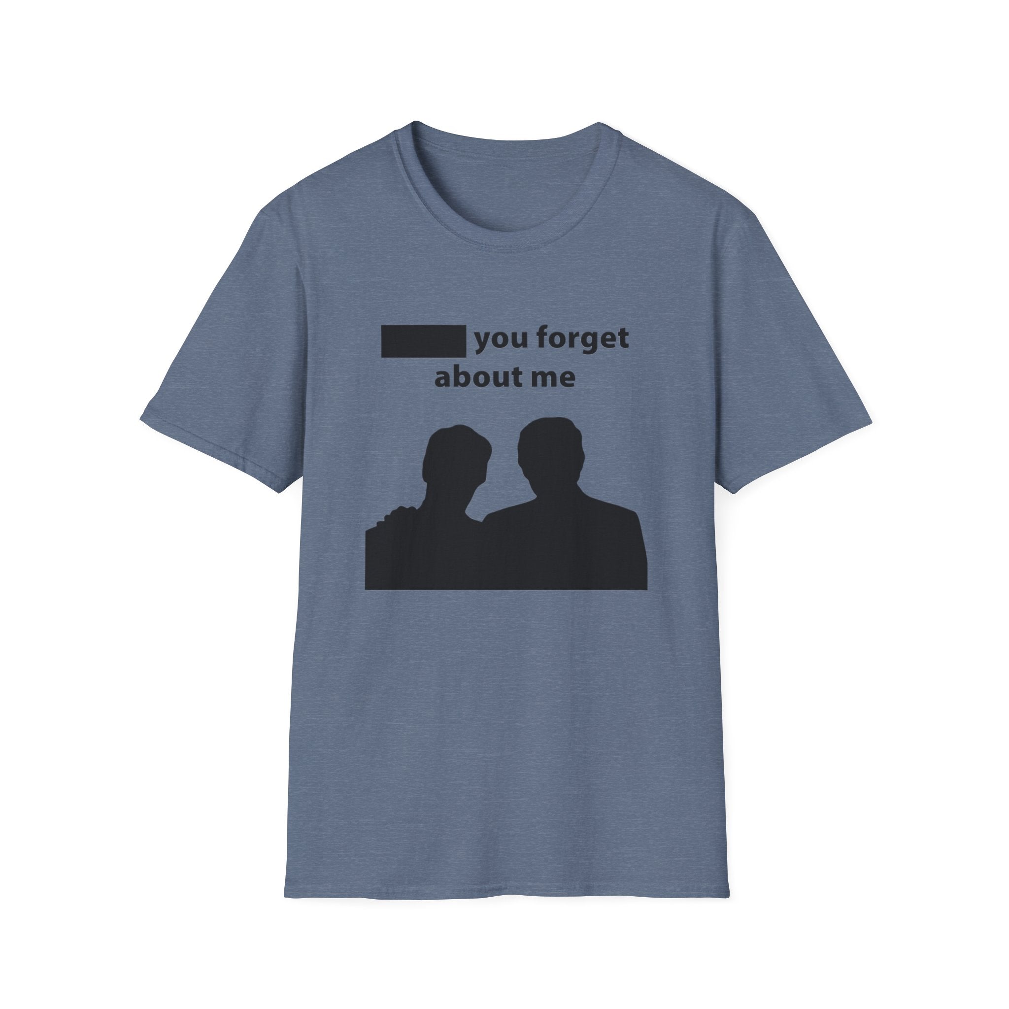 DonT you forget about me T-Shirt | silhouetted couple graphic