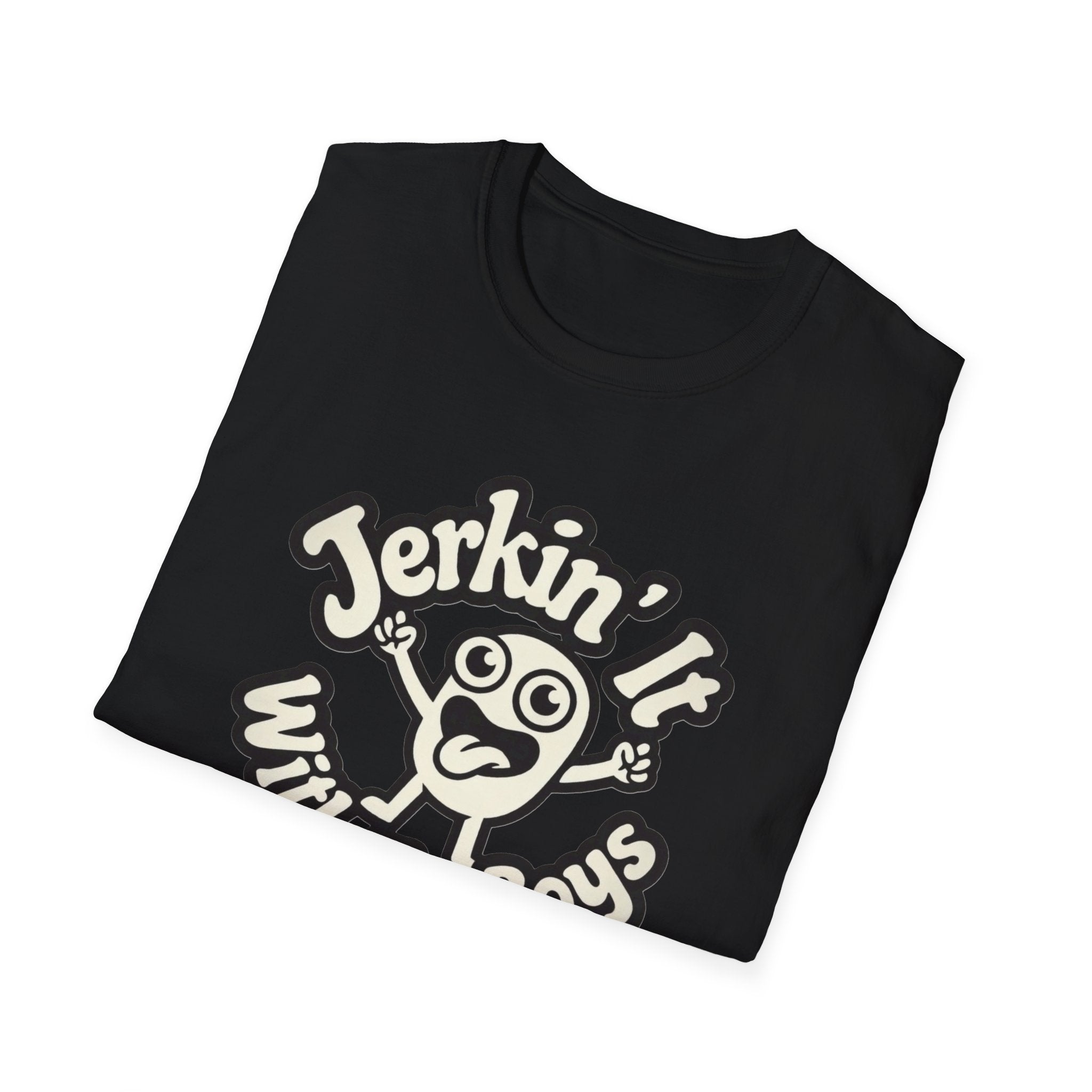 Jerkin' It With The Boys T-Shirt | Retro Cartoon Character Tee