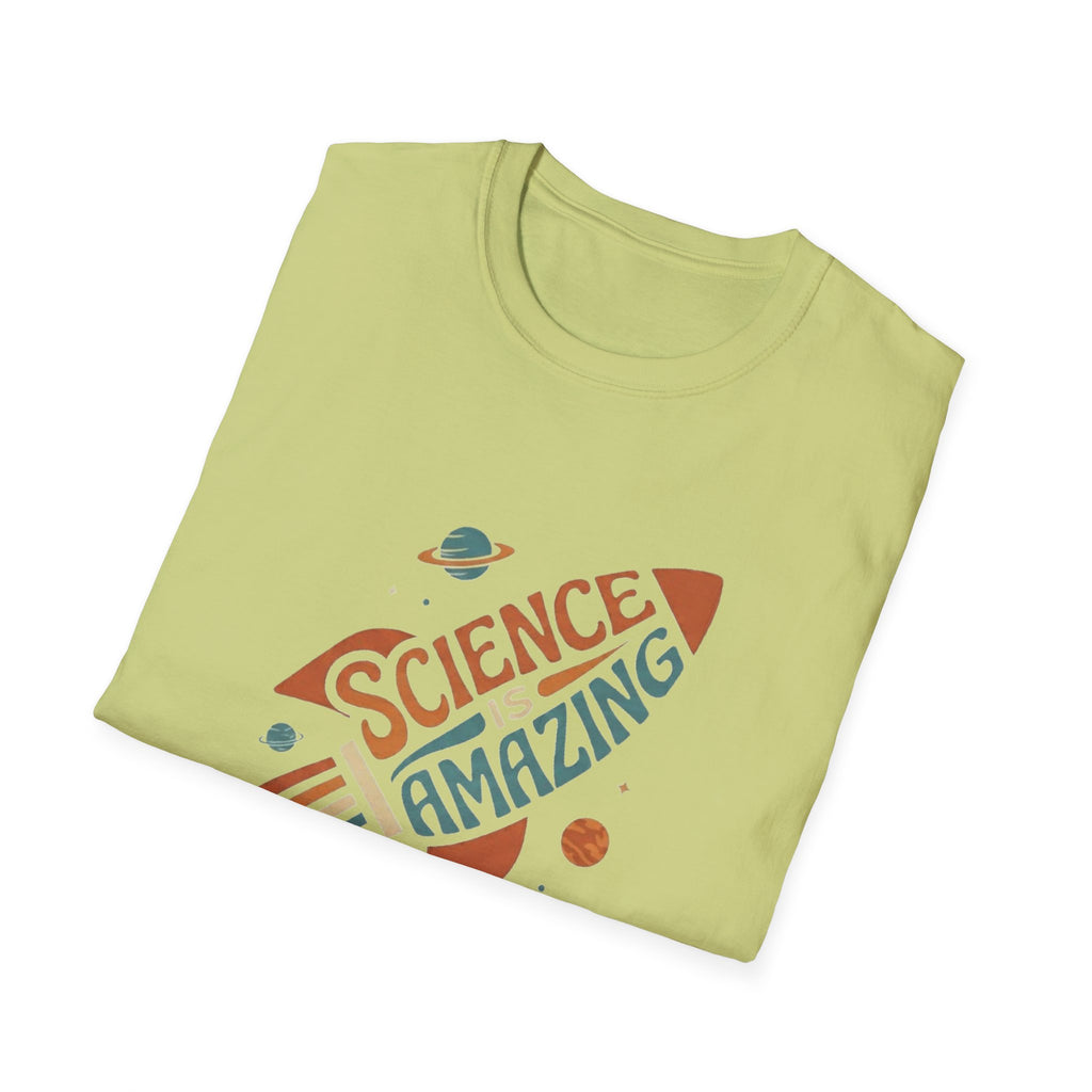 Science Is Amazing T-Shirt | Retro Rocket Space Design, STEM Shirt